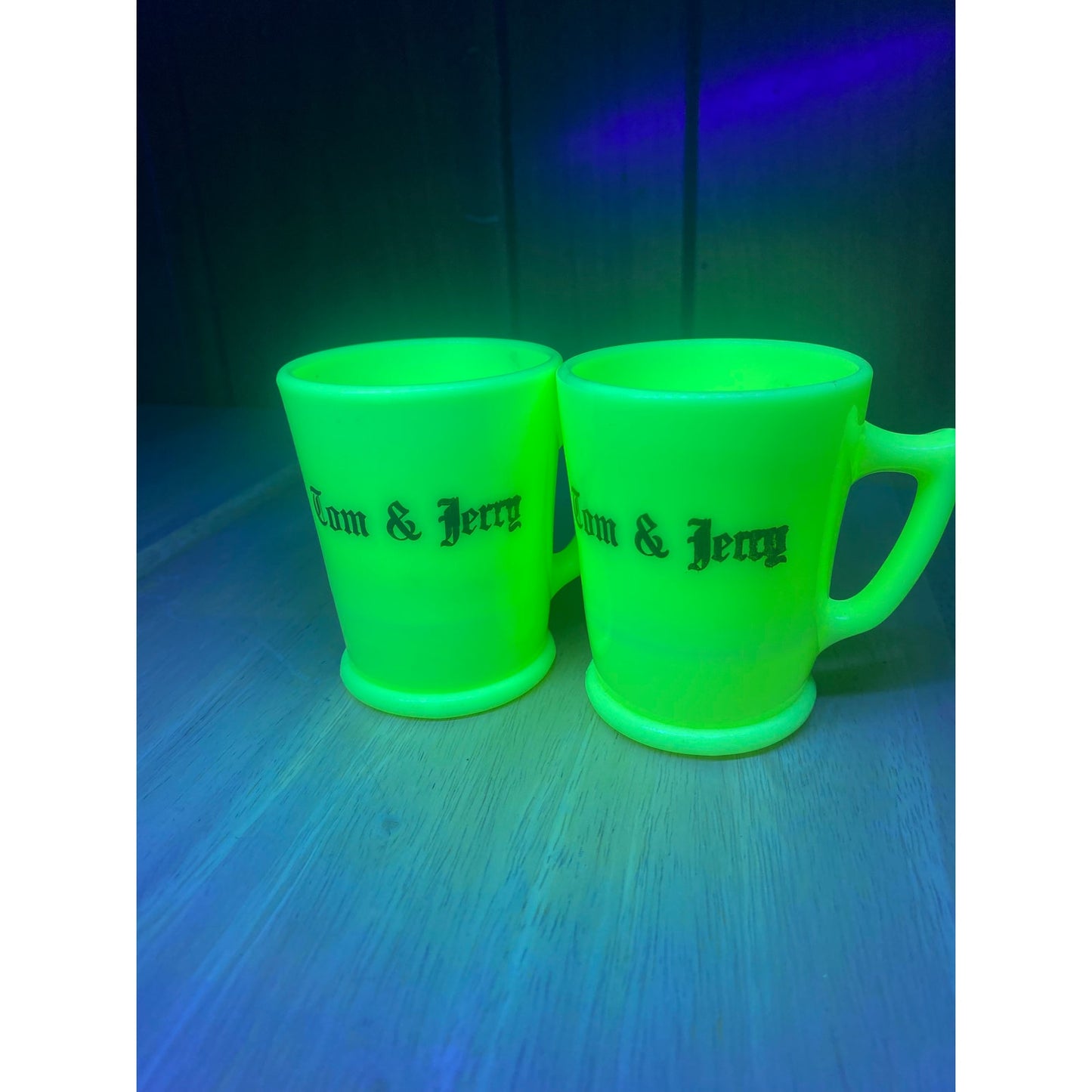 1920/1930s Vintage Custard glass punch cups by McKee