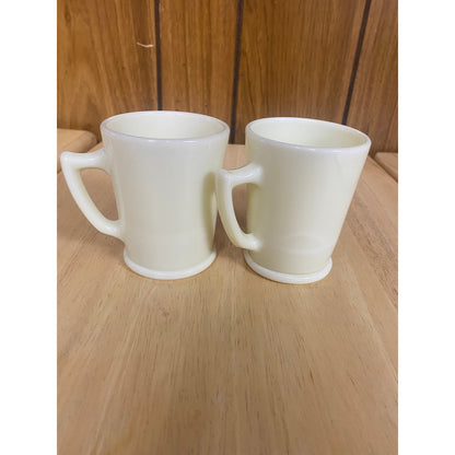 1920/1930s Vintage Custard glass punch cups by McKee