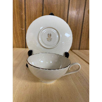 Weatherly Flat Cup & Saucer Set by Lenox