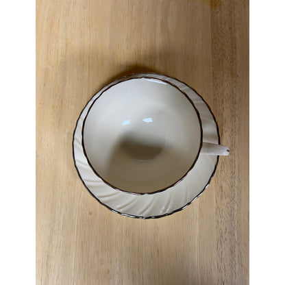Weatherly Flat Cup & Saucer Set by Lenox