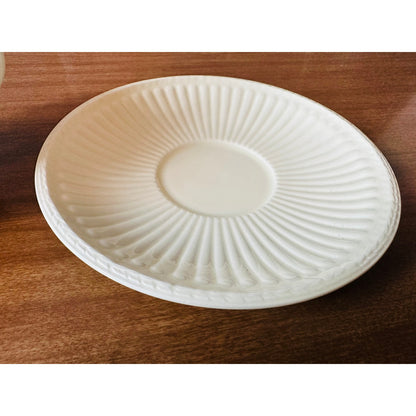 Vintage wedge wood Edme footed cup and saucer 5 5/8”saucer 2 1/2”footed cup